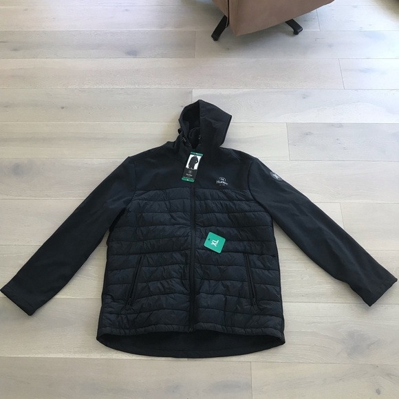 NWT Hurley Men's Wind Proof 3 Layer Fabric Technology Jacket, Black sz XL - Picture 3 of 9